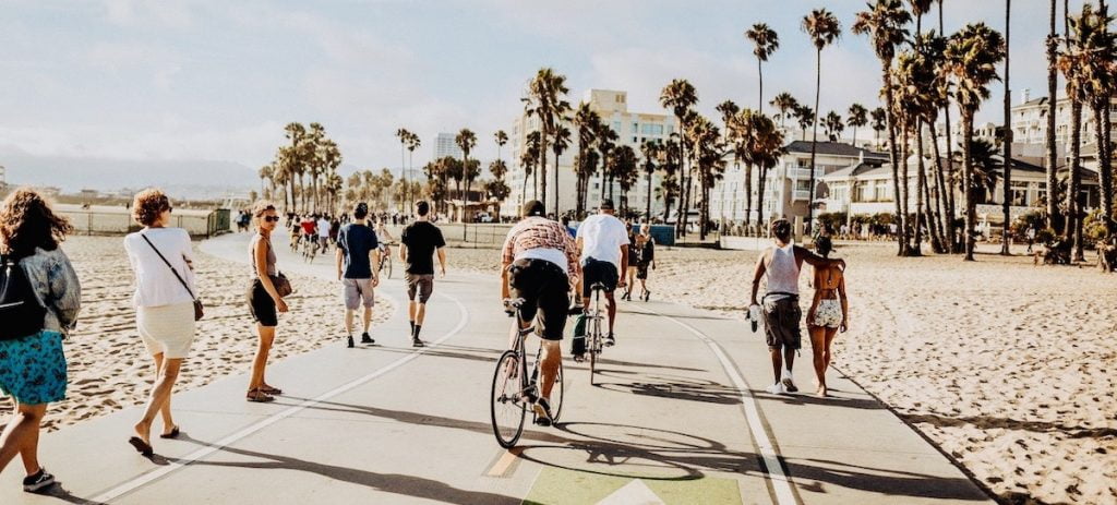Fietsen langs het strand van Miami met de American Dream Groepsreis Fietsen langs het strand van Miami met de American Dream Groepsreis