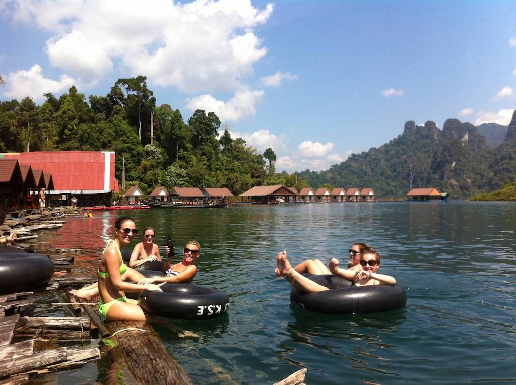 Floating bungalows Vietnam