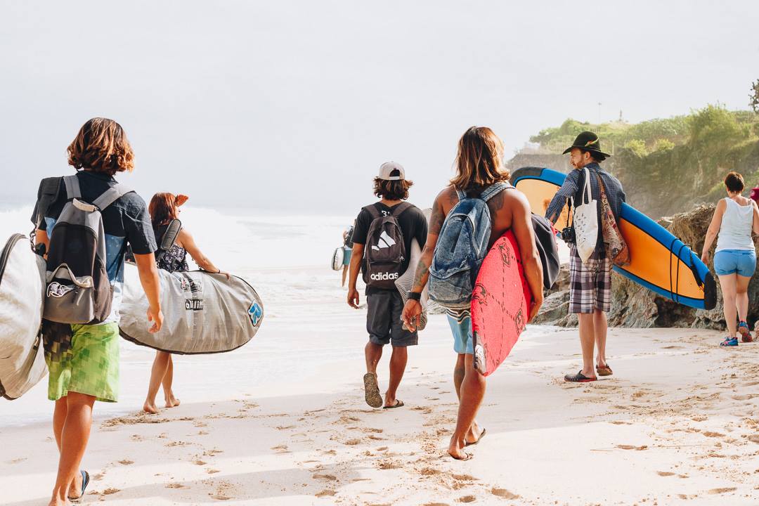 Surfvakantie op Bali met een groep vrienden