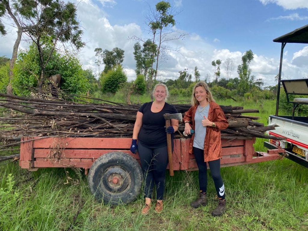 Hard werken als vrijwilliger in Zimbabwe Hard werken als vrijwilliger in Zimbabwe