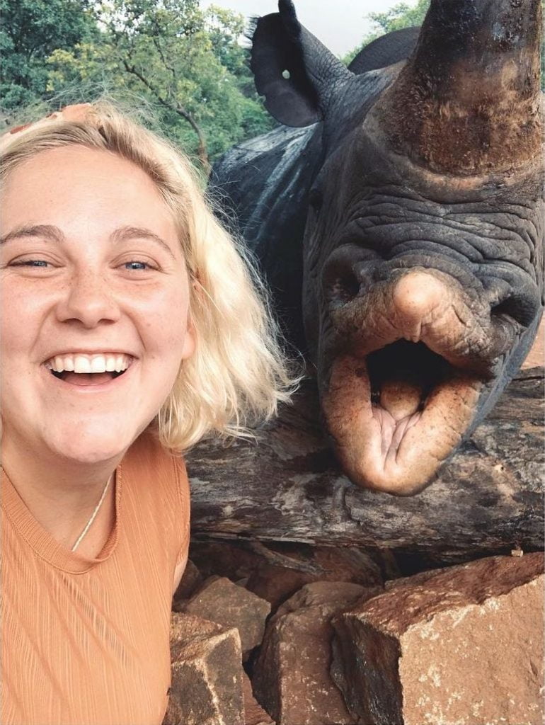 Neushoorn en Olifanten beschermen in Afrika Neushoorn en Olifanten beschermen in Afrika