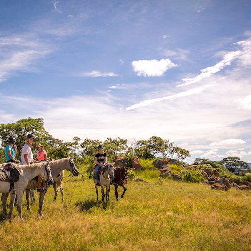 Paardrijden in Afrika