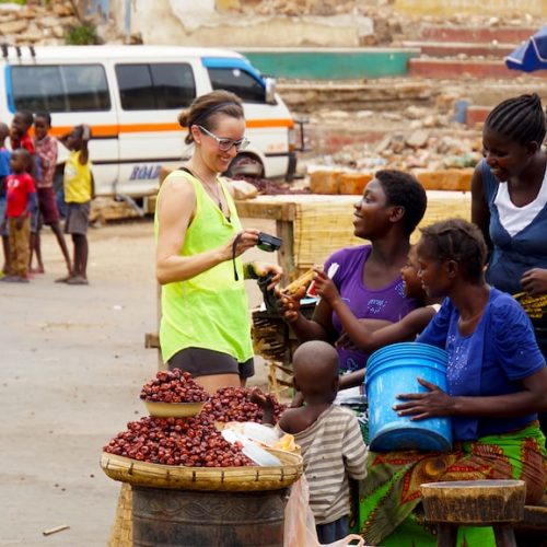 Lokale Afrikaanse markt