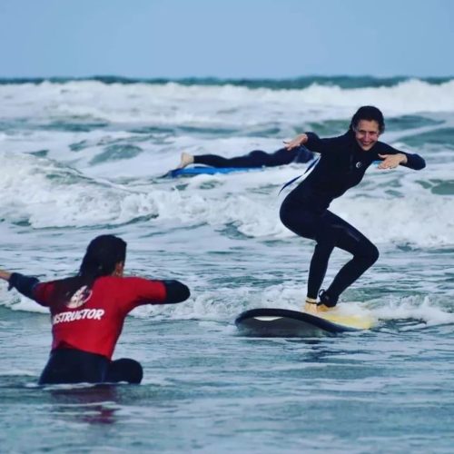 Surfles aan de oostkust van Australië