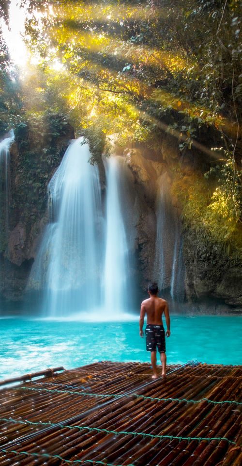 Kawasan Falls Filipijnen Wanderer
