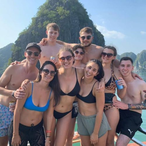 Vietnam Group Tour group boat