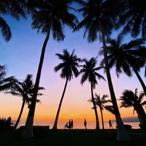 Vietnam Group Tour sunset beach