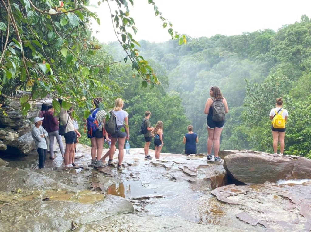 Groep in bergen Zuidoost-Azie Groep in bergen Zuidoost-Azie