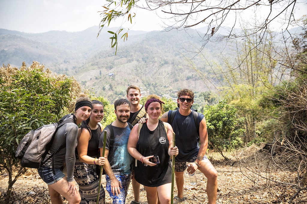 Chiang Mai hike met Nederlandse jongeren tijdens Thailand Dutchies groepsreis