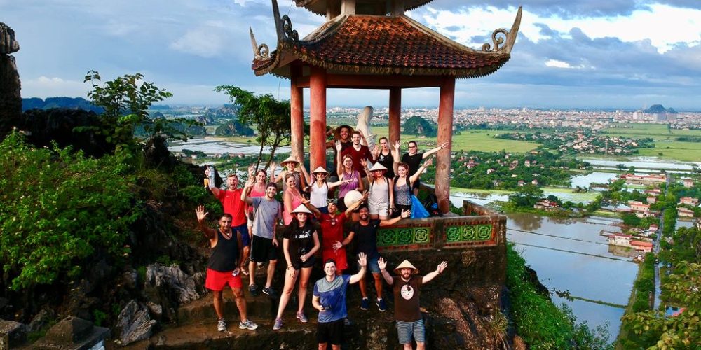 Dragon Viewpoint in Ninh Binh tijdens Vietnam & Cambodja Groepsreis