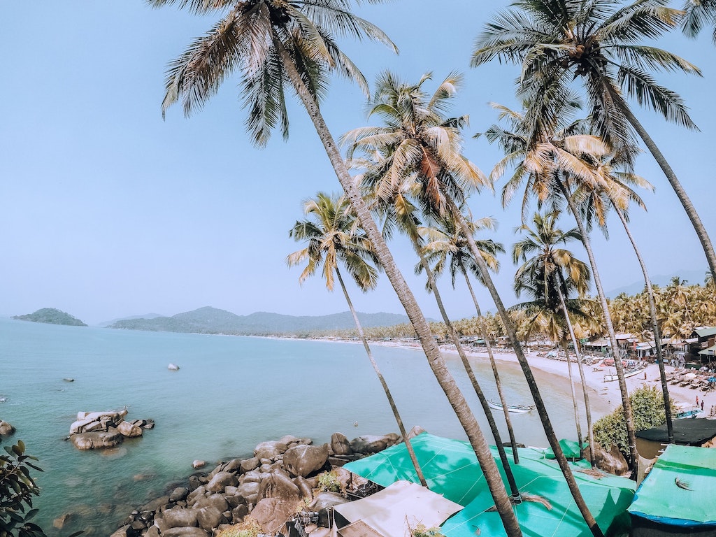 De mooie stranden van Goa in India tijdens de India Ultimate jongeren groepsreis