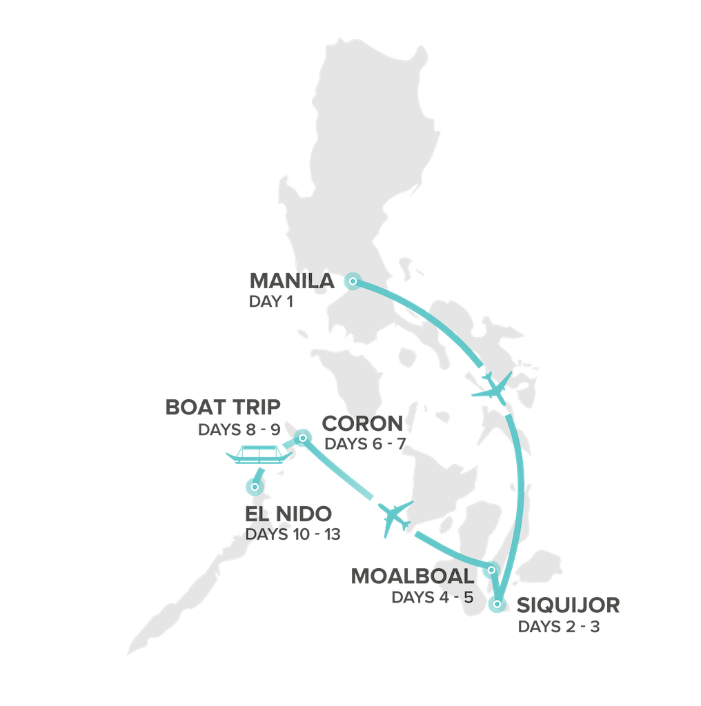 Filipijnen Wanderer route