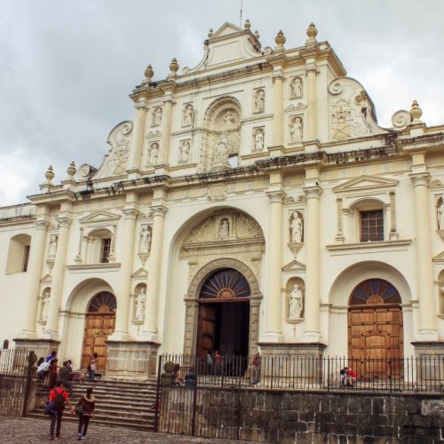 Guatemala Antigua Guatemala Kathedraal