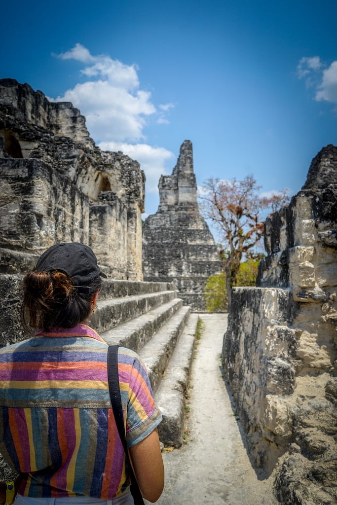Tikal Guatemala tijdens jongvolwassenen groepsreis Tikal Guatemala tijdens jongvolwassenen groepsreis