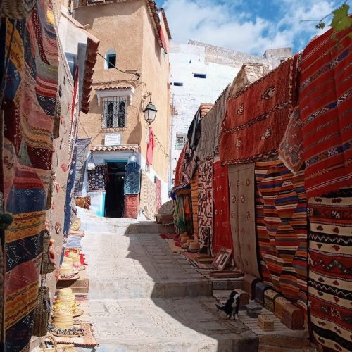 De gezellige straatjes van Tangier