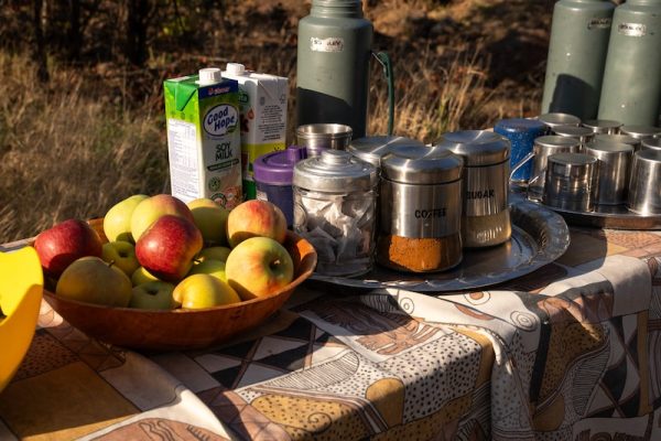 Mashatu safari kamp ontbijt