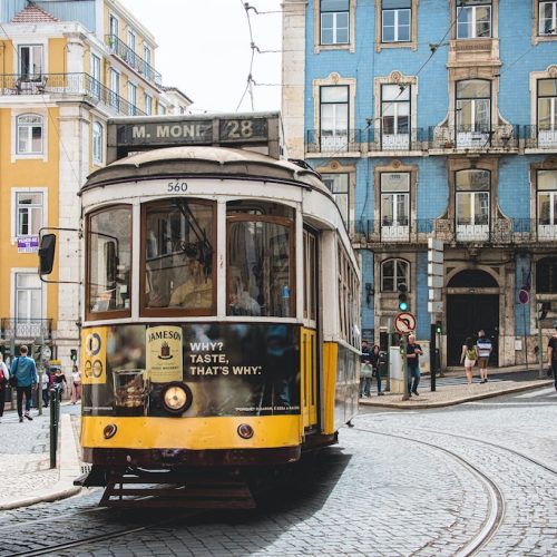 Iconische tram in Lissabon