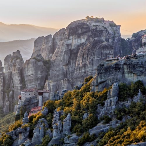 Klooster van Meteora met de jongerenreis door Europa
