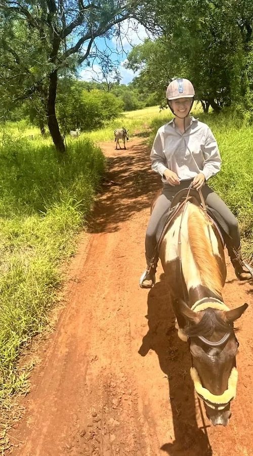 Paardrijden door de mooie natuur van Zuid-Afrika