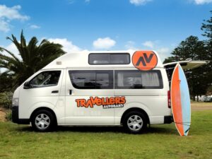 Hitop Campervan van Travellers Autobarn huren met korting