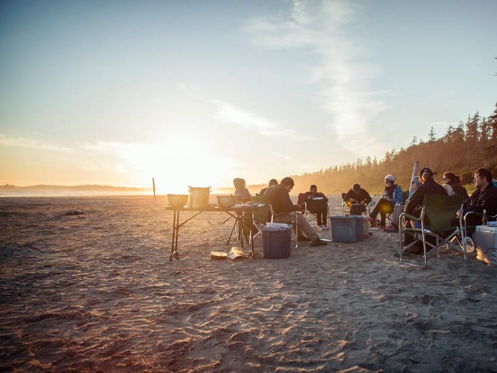 Kamperen in Tofino Canada