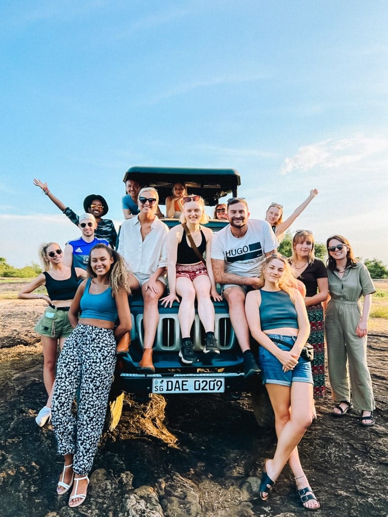 Groepsfoto Udawalawe Safari Groepsfoto Udawalawe Safari