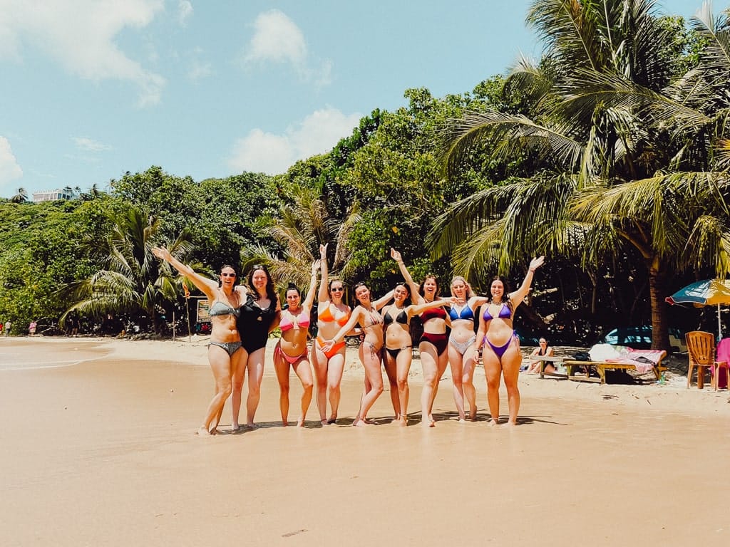 Op het strand van Unawatuna Op het strand van Unawatuna