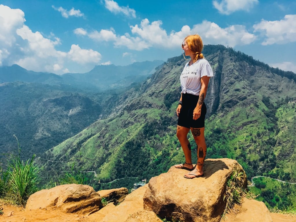 Uitkijkpunt bij Ella Sri Lanka