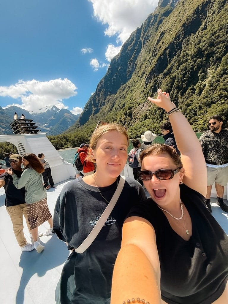 Milford Sound Cruise foto van reizigers Milford Sound Cruise foto van reizigers