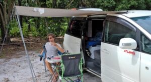 Spaceships camper in Australie