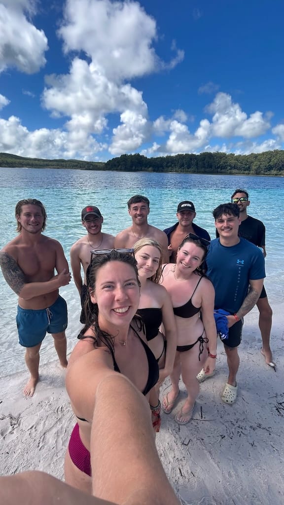 K'gari Tour tijdens de Oostkust Adventure Backpackreis K'gari Tour tijdens de Oostkust Adventure Backpackreis