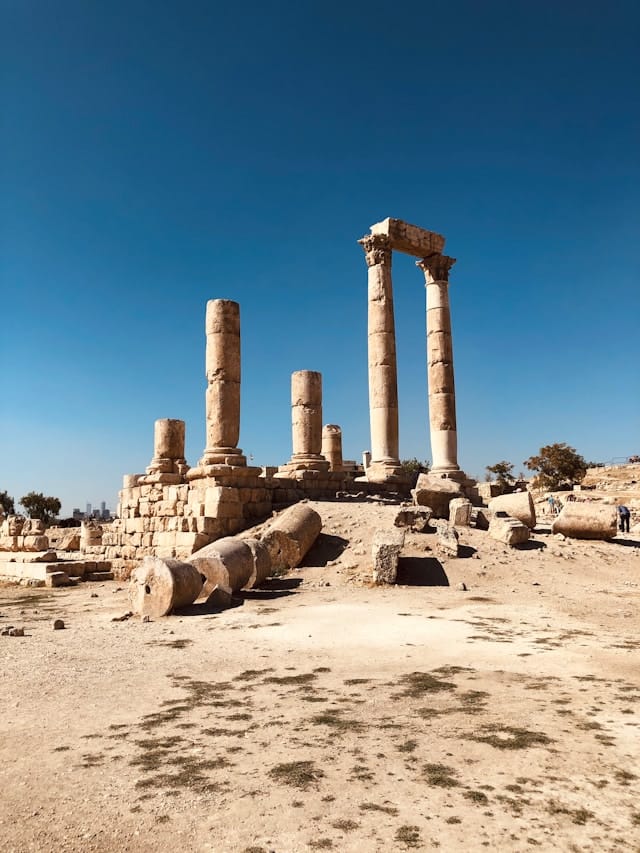 Start de groepsreis in Amman, Jordanie Start de groepsreis in Amman, Jordanie