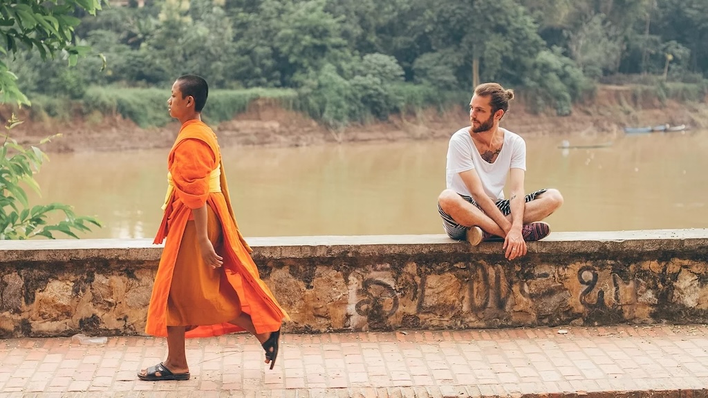 Buddhist in Luang Prabang Laos Buddhist in Luang Prabang Laos