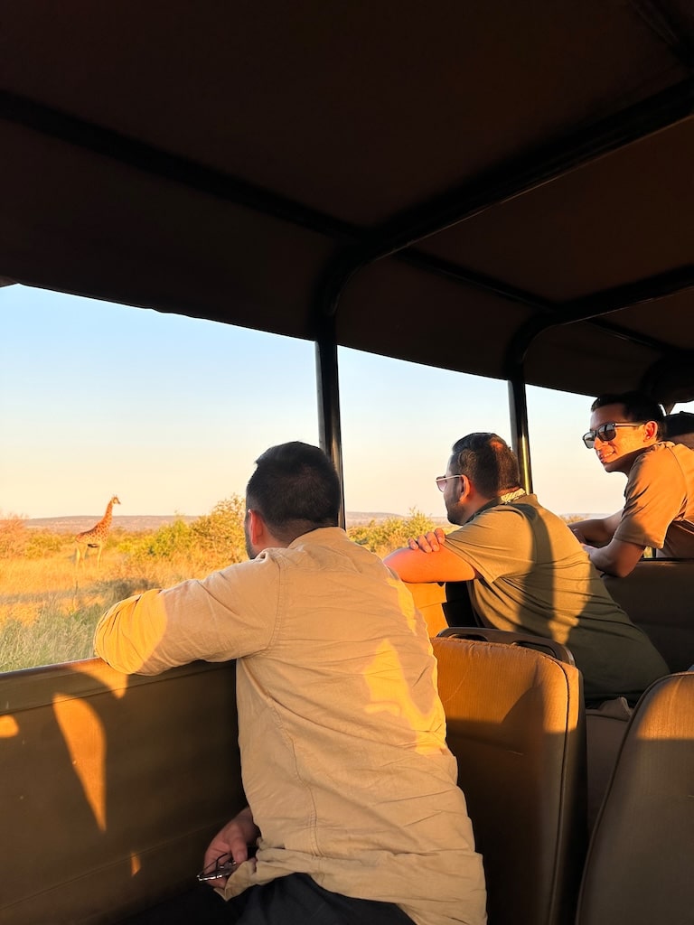 Game Drive met de groep Game Drive met de groep