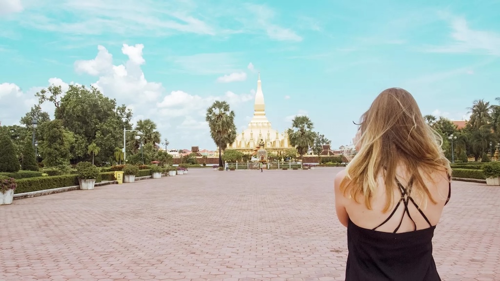 Pha That Luang in Vientiane Laos Pha That Luang in Vientiane Laos