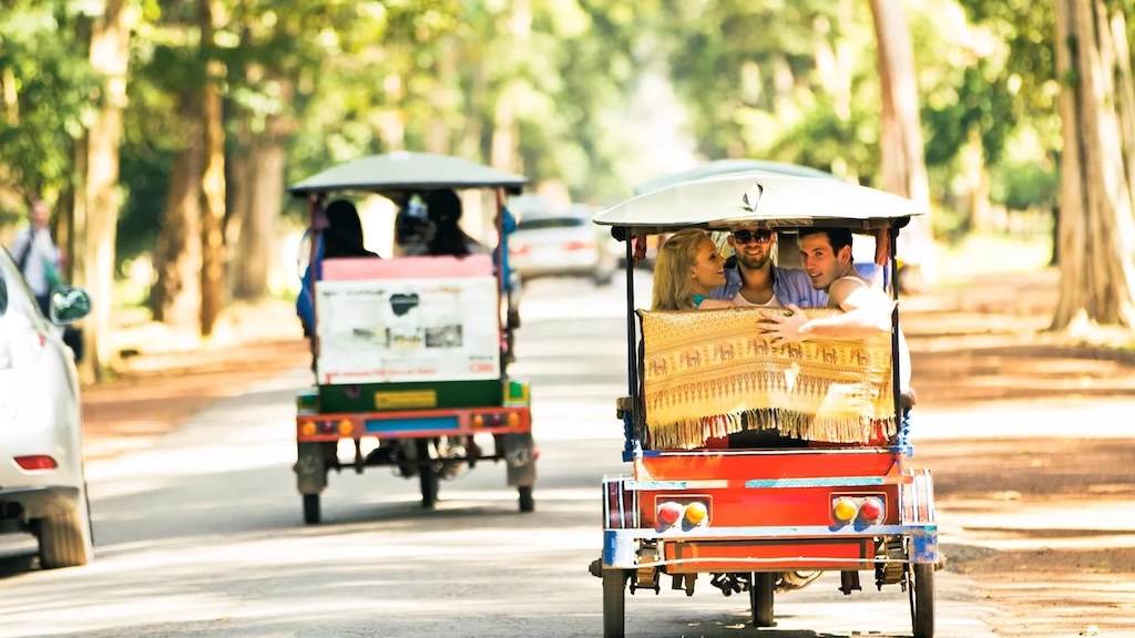 Tuk Tuk in Siem Reap Cambodja Tuk Tuk in Siem Reap Cambodja
