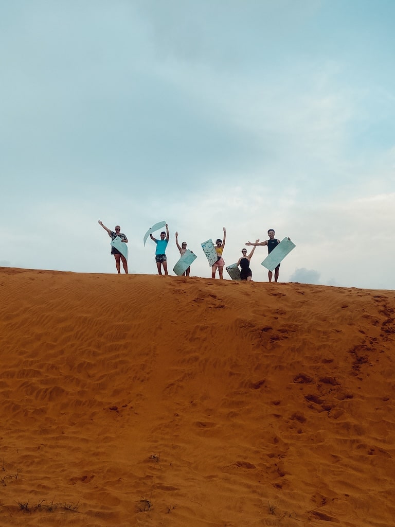 Zandboarden in Mui Ne Zandboarden in Mui Ne