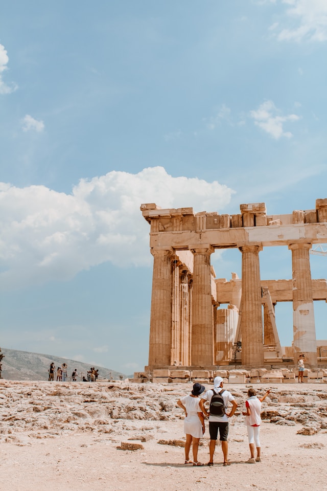 Athene verkennen met de groep reisgenoten Athene verkennen met de groep reisgenoten