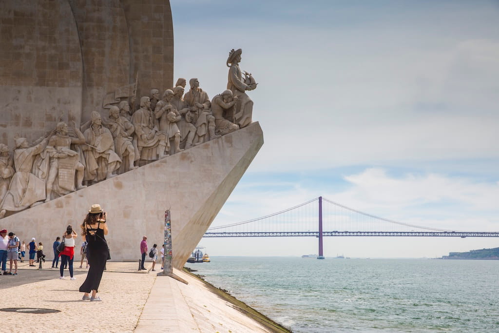Portugal Belem Discovery Monument Portugal Belem Discovery Monument
