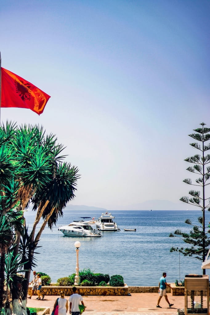 Sarande Haven Albanië Sarande Haven Albanië