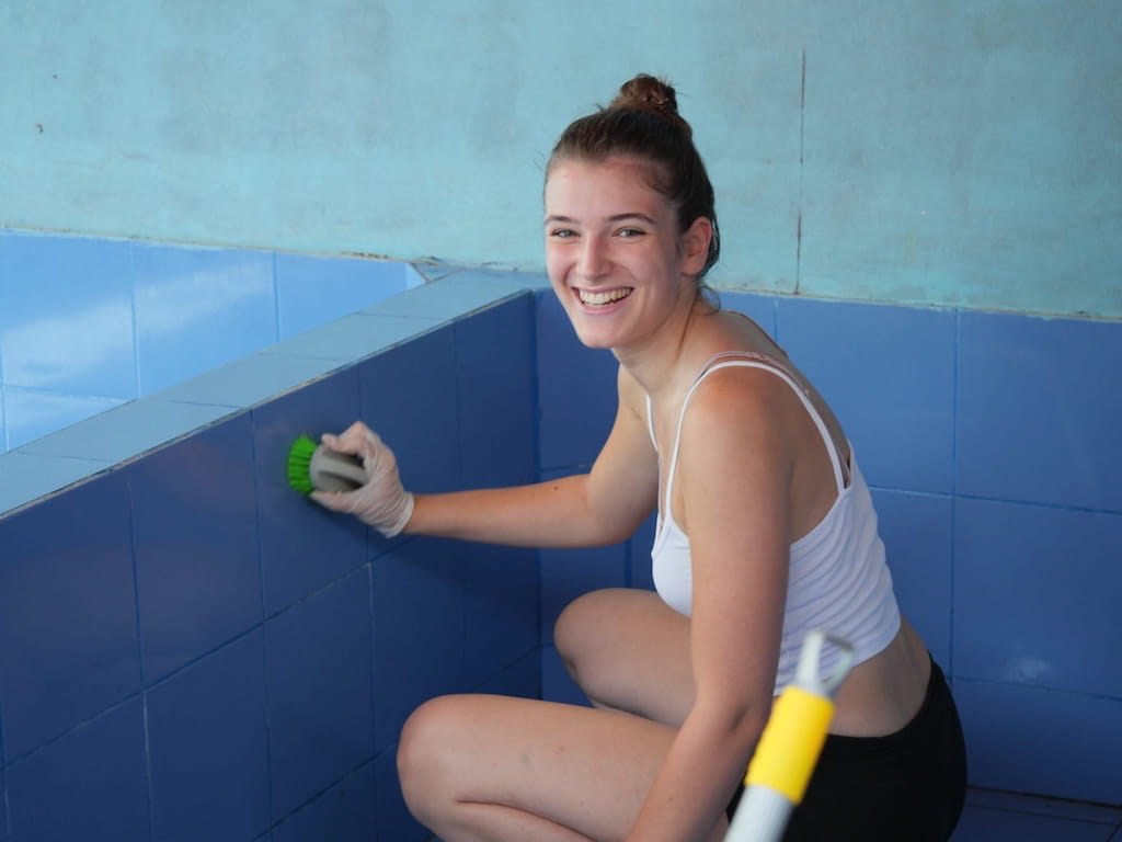 Schoonmaken hoort er ook bij