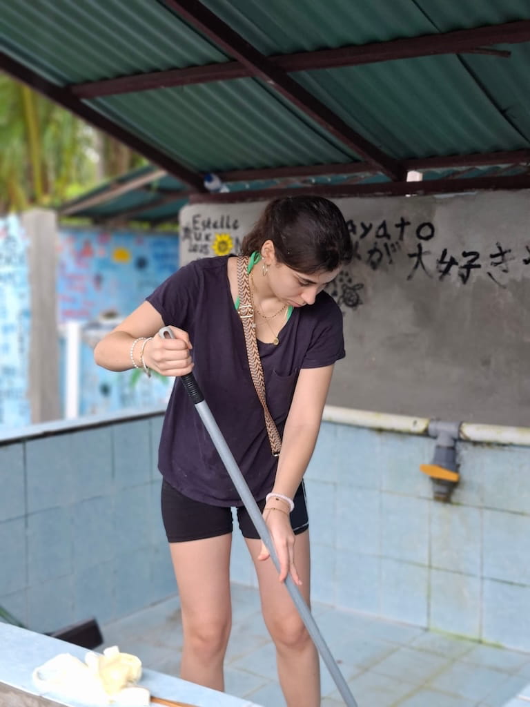 Schoonmaken van de tanks