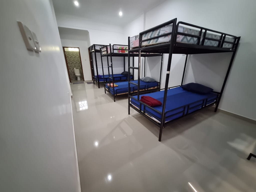 Slaapkamer tijdens het project op Nusa Penida