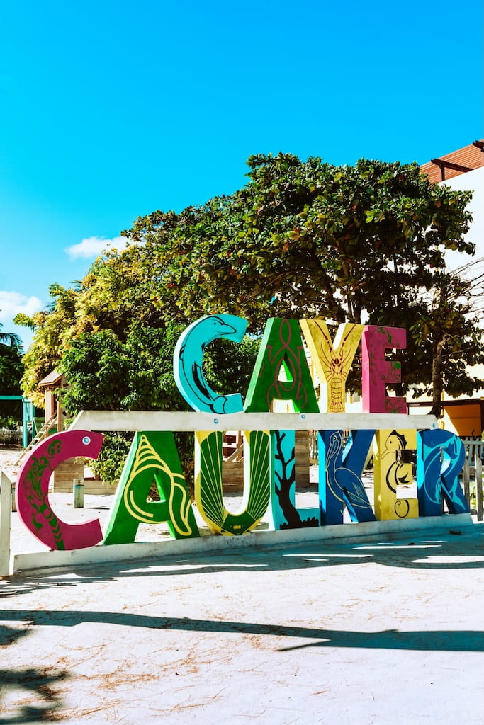 Caye Caulker tijdens jongerenreis bezoeken Caye Caulker tijdens jongerenreis bezoeken