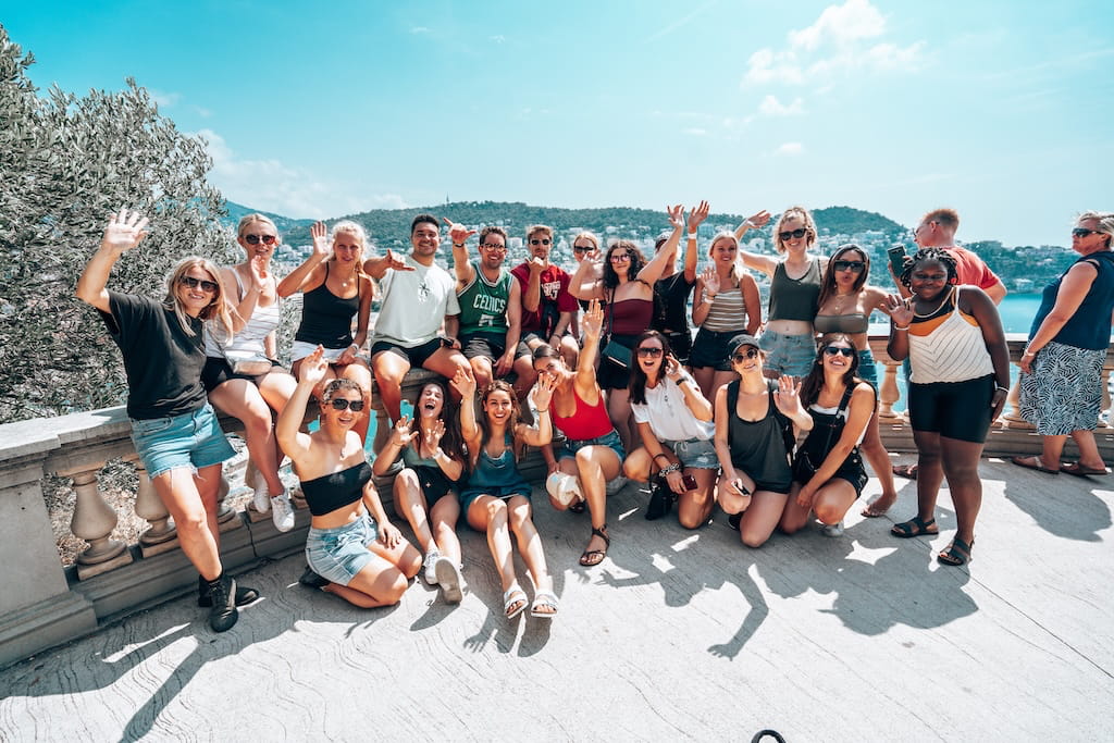 Groepsfoto tijdens de Toscane Adventure reis Groepsfoto tijdens de Toscane Adventure reis