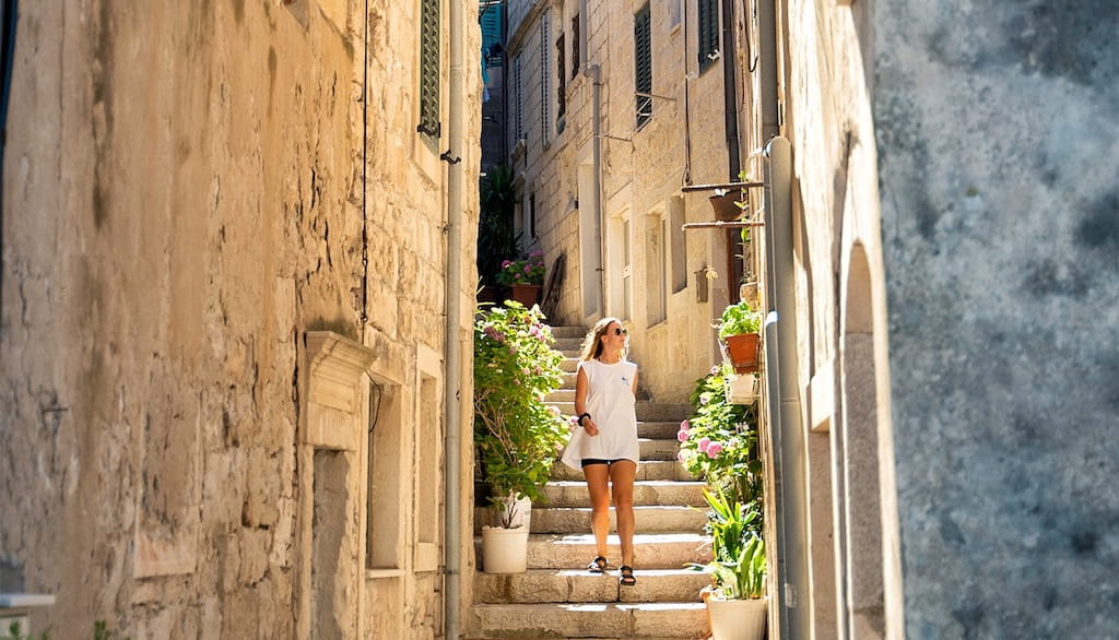 Wandelen in de steegjes van Kroatië Wandelen in de steegjes van Kroatië