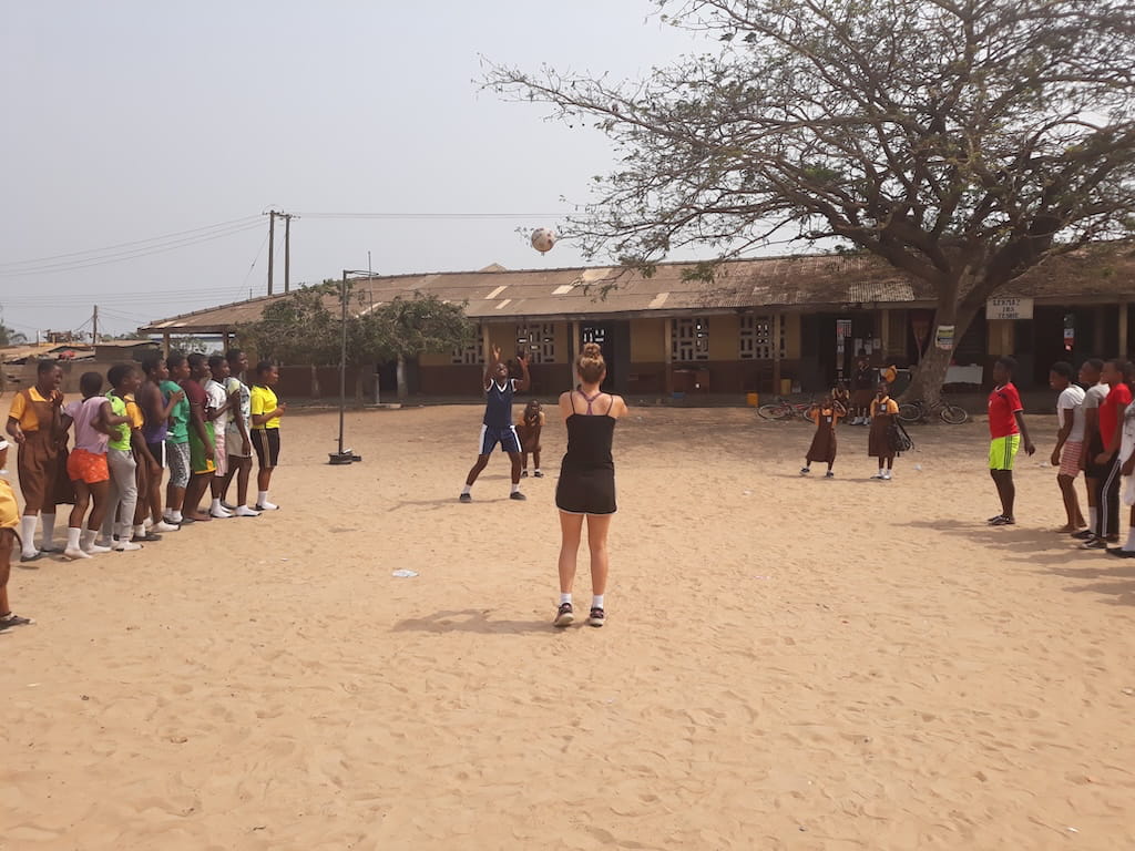Sportles geven in Accra Ghana Sportles geven in Accra Ghana