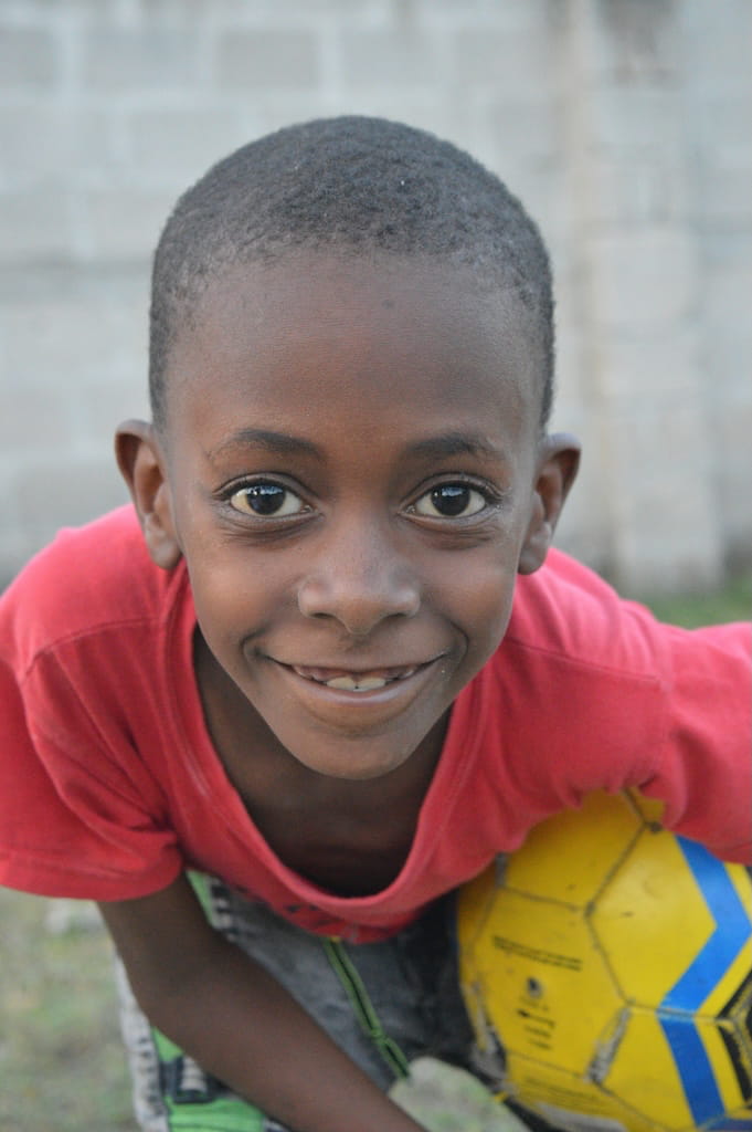 Voetballer op Zanzibar Voetballer op Zanzibar