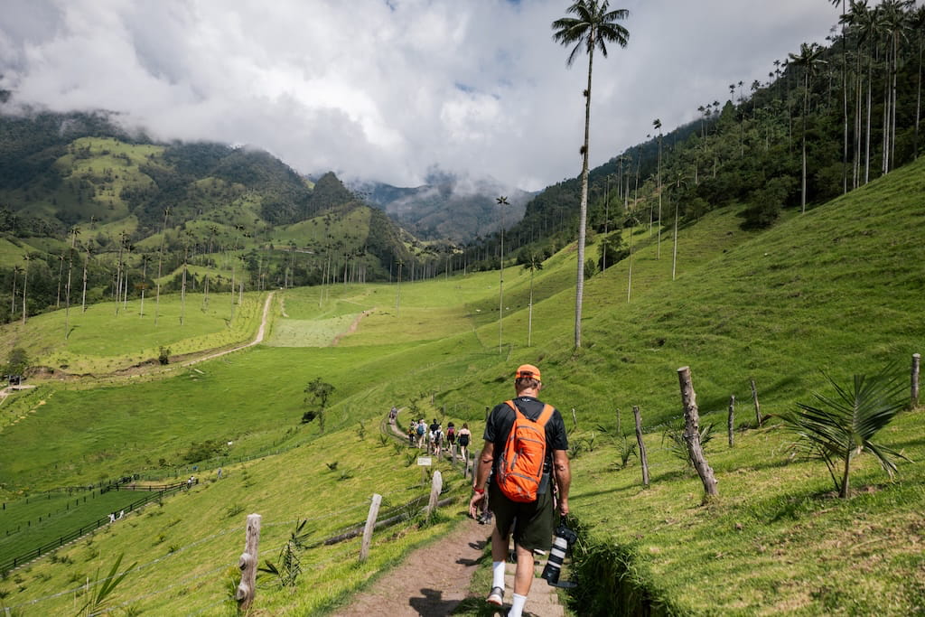 Hiken tijdens de Colombia Ultimate groepsreis Hiken tijdens de Colombia Ultimate groepsreis
