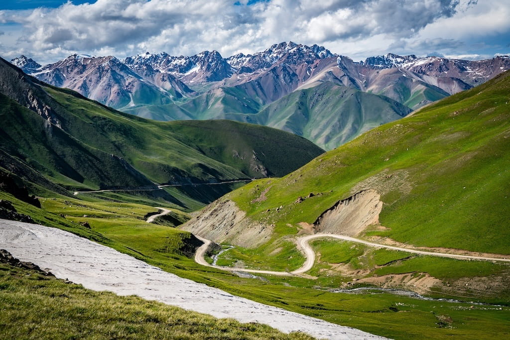 Kirgizië Song Kul Valley Road Kirgizië Song Kul Valley Road